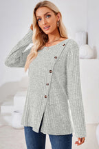 Round Neck Long Sleeve T-shirt (11)