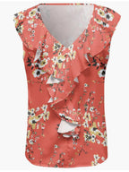 Printed V-neck Tank (15)