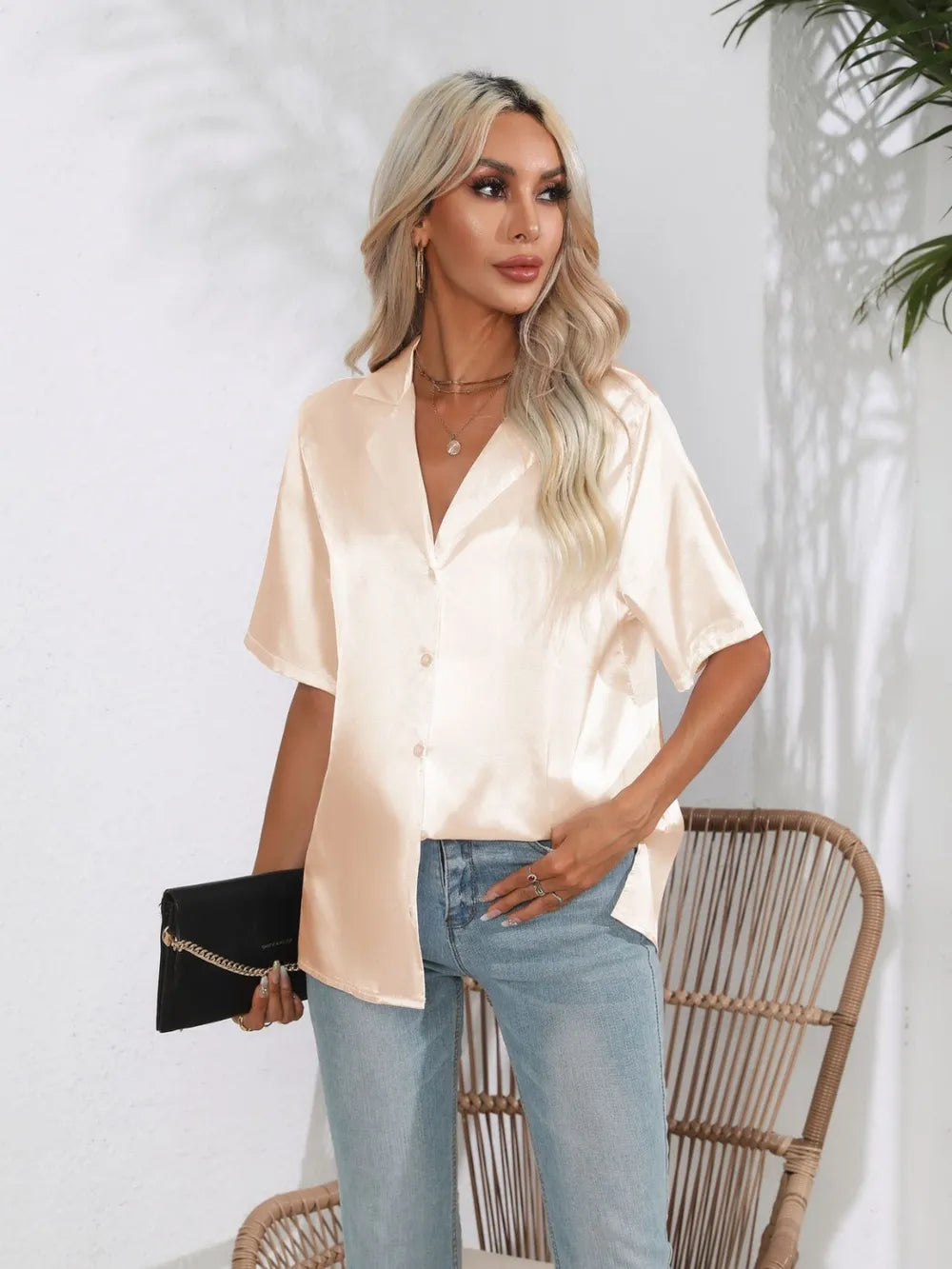 Button Down Short Sleeve Shirt (23)