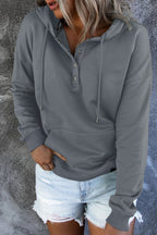 Dropped Shoulder Long Sleeve Hoodie Pocket (14)