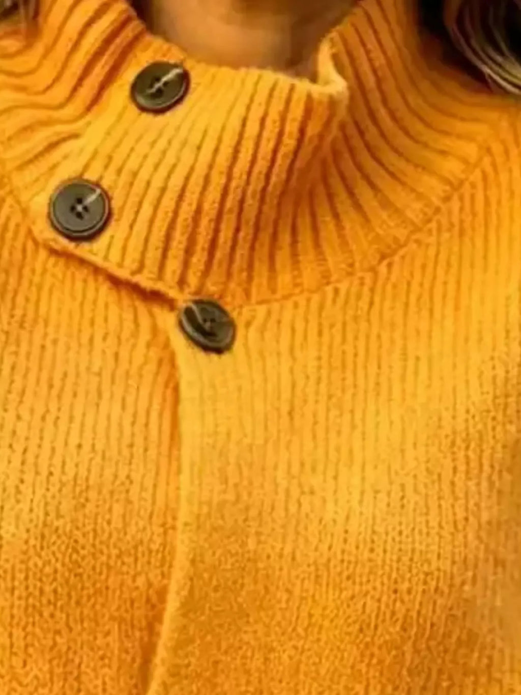 Full Size Button-up Mock Neck Cardigan Plus (12)