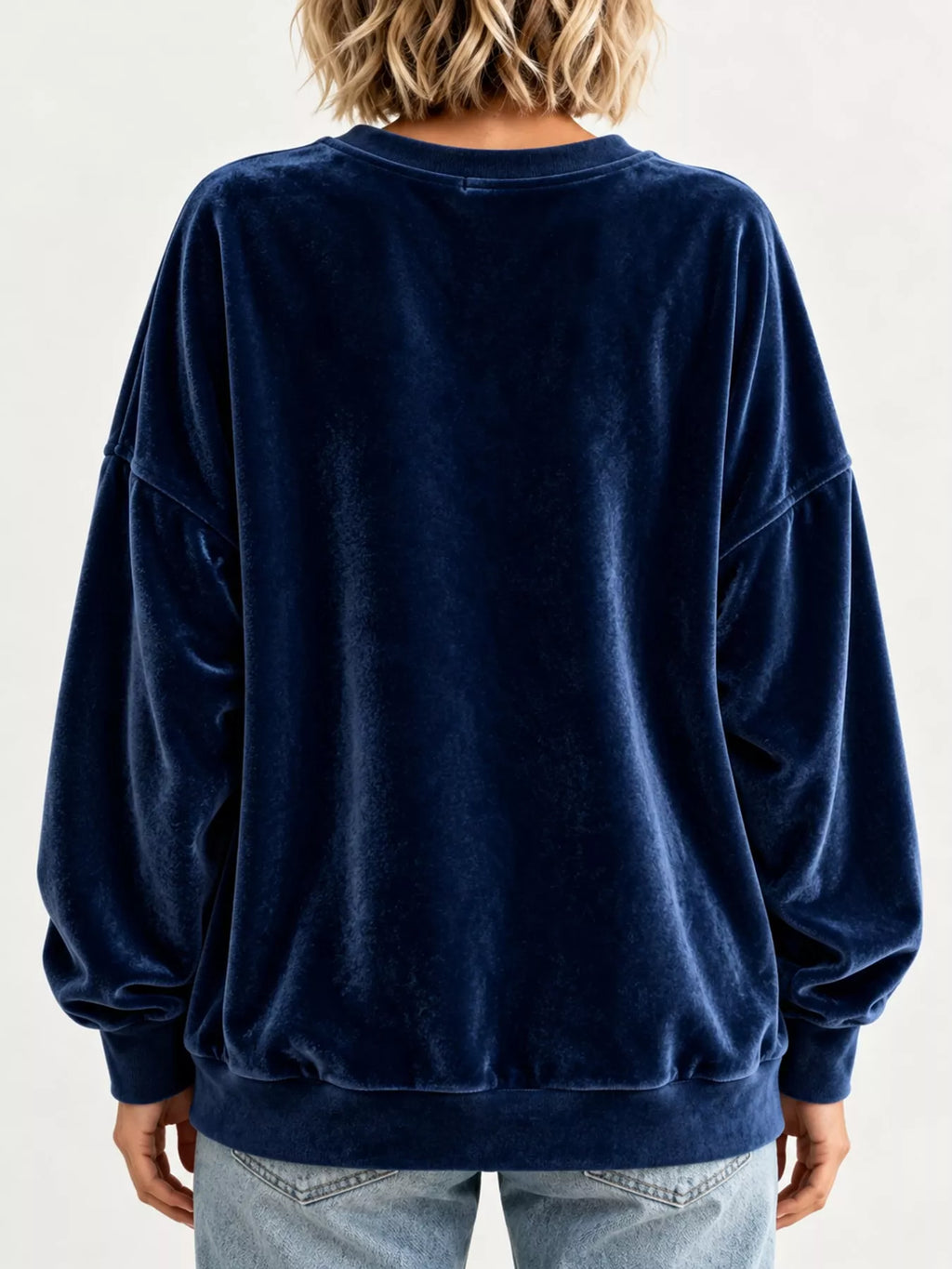 Full Size Crew Neck Drop Shoulder Sweatshirt Plus (9)