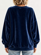 Full Size Crew Neck Drop Shoulder Sweatshirt Plus (9)