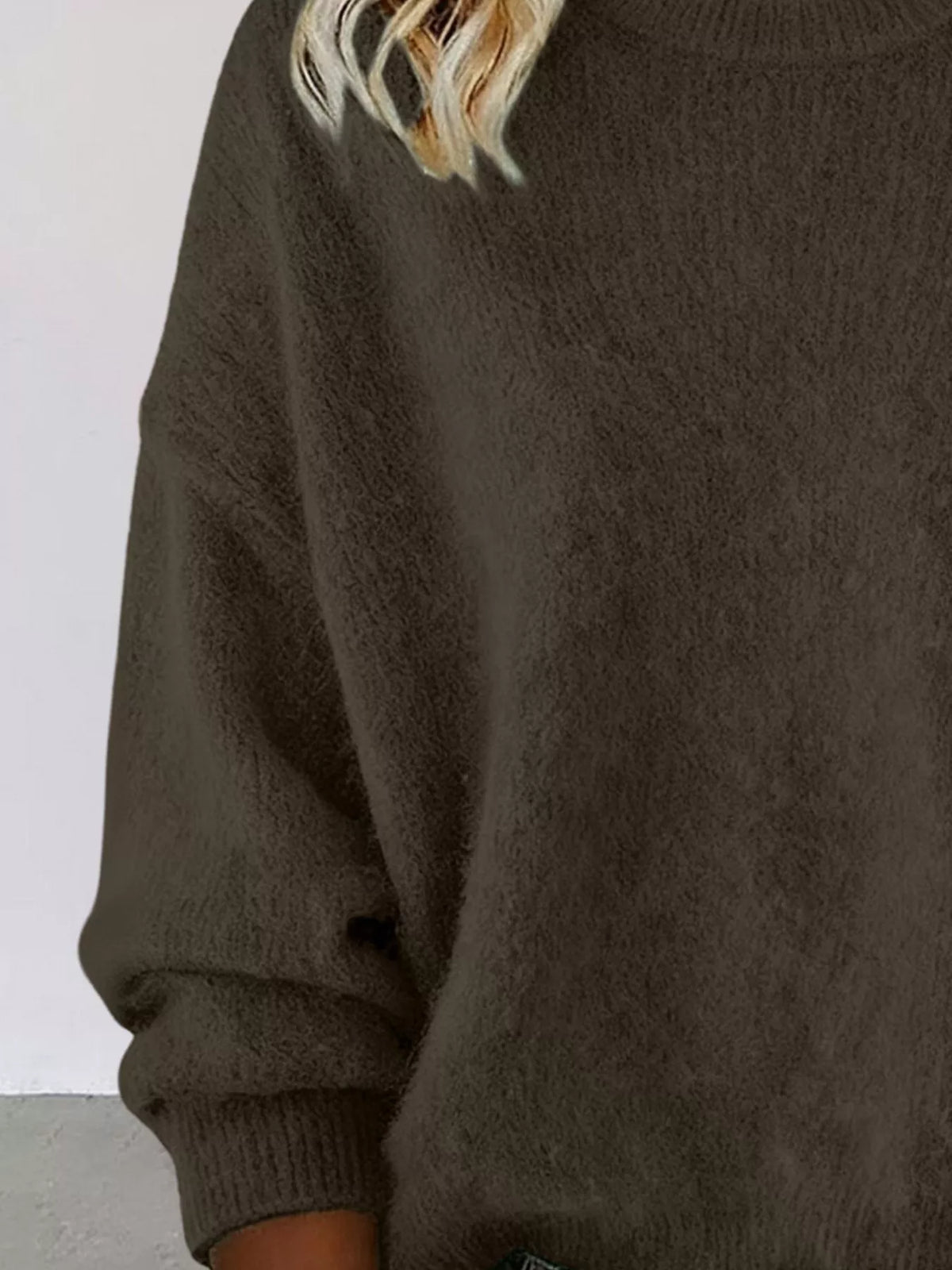 Full Size Round Neck Dropped Shoulder Sweater Plus (12)