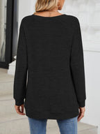 Round Neck Long Sleeve T-shirt (15)
