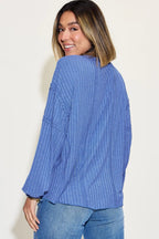 Full Size Ribbed Round Neck Long Sleeve T-shirt (28)