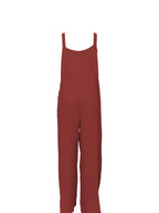 Full Size Casual Wide Leg Textured Overalls Plus (21)