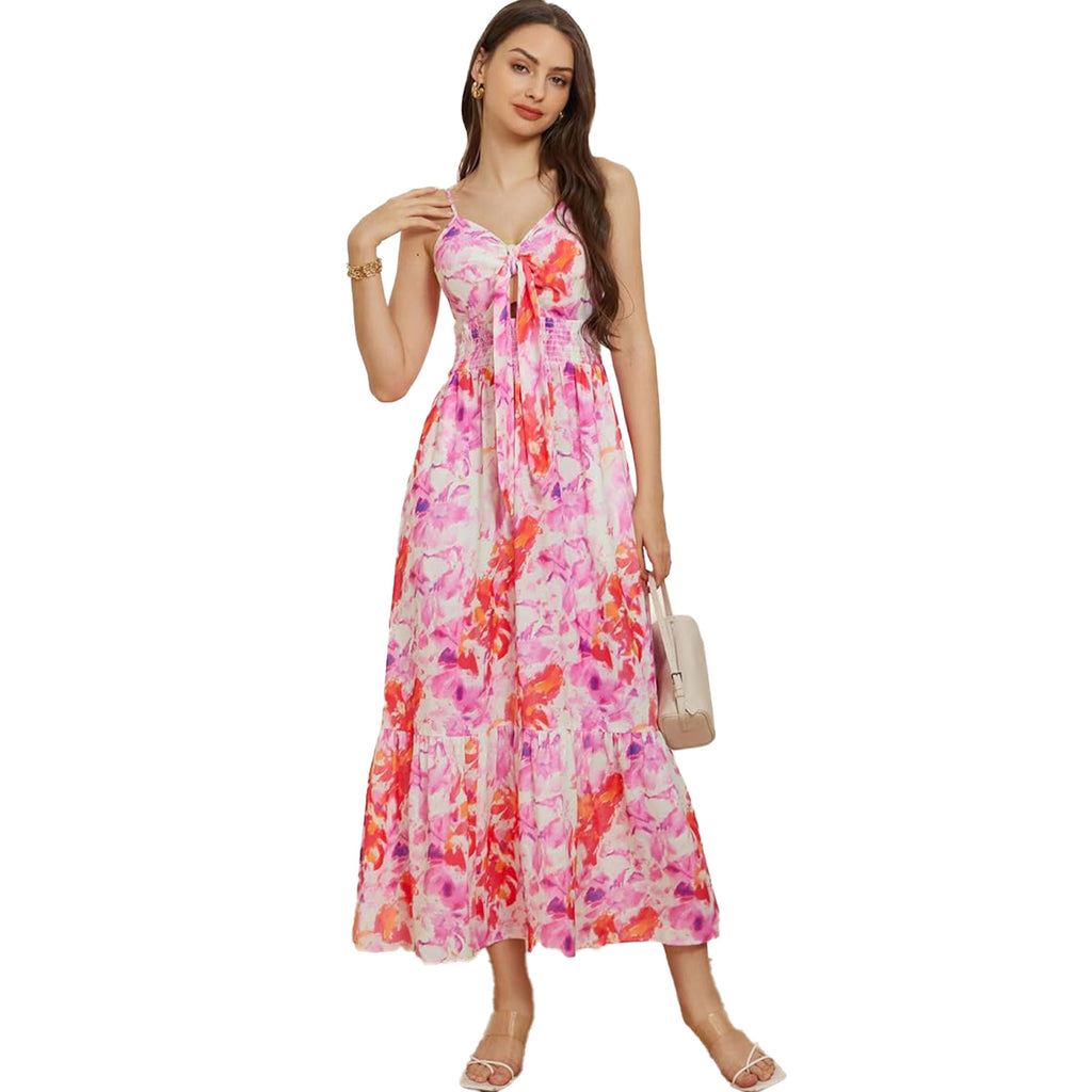 Bohemian Print Slip Dress Vacation variant CJLY231117601AZ|CJLY231117602BY|CJLY231117603CX|CJLY231117604DW|CJLY231117605EV