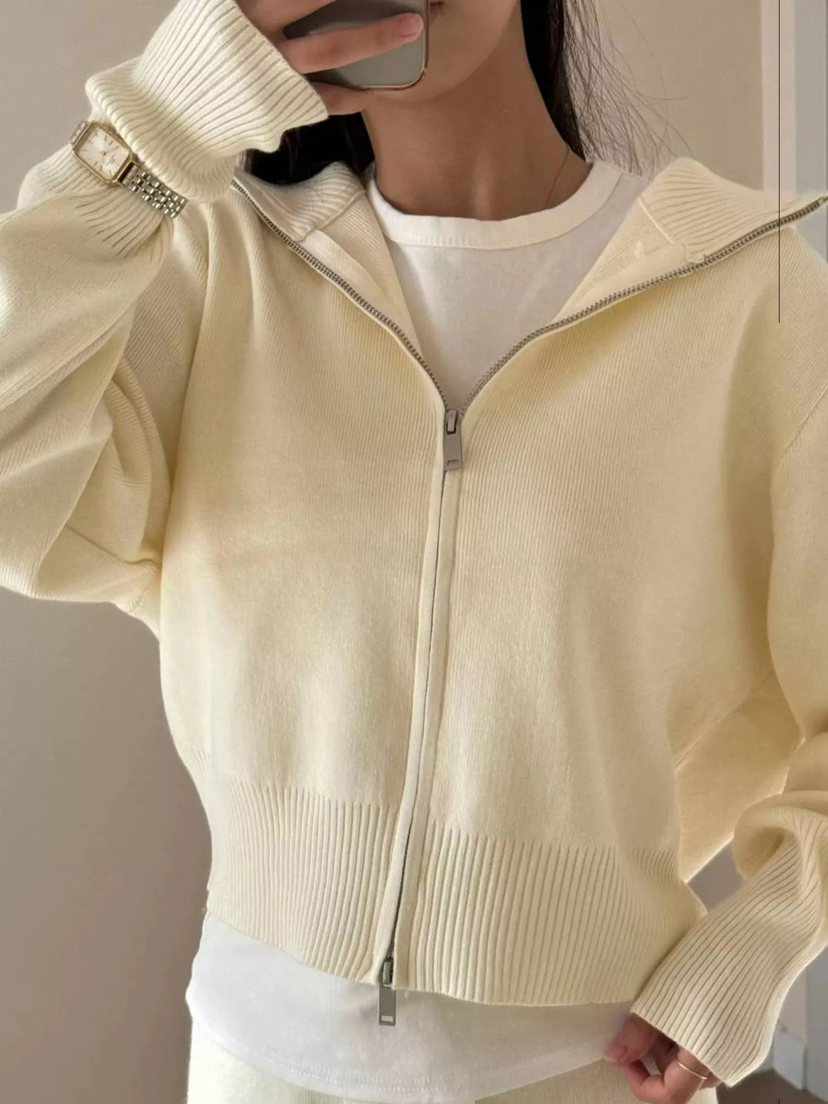 Zip-up Hoodie Pants Set