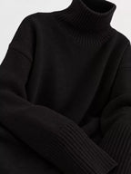 Turtleneck Dropped Shoulder Sweater (30)