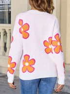 Floral Crew Neck Sweater (18)