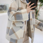 Lamb Wool Coat variant CJNSWTYM00384-Grey blue-XL|CJNSWTYM00384-Grey blue-S|CJNSWTYM00384-Grey blue-M|CJNSWTYM00384-Grey blue-L