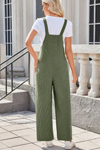 Square Neck Wide Strap Overalls Pockets (11)