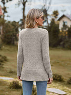 Ribbed Round Neck Long Sleeve Tee (12)