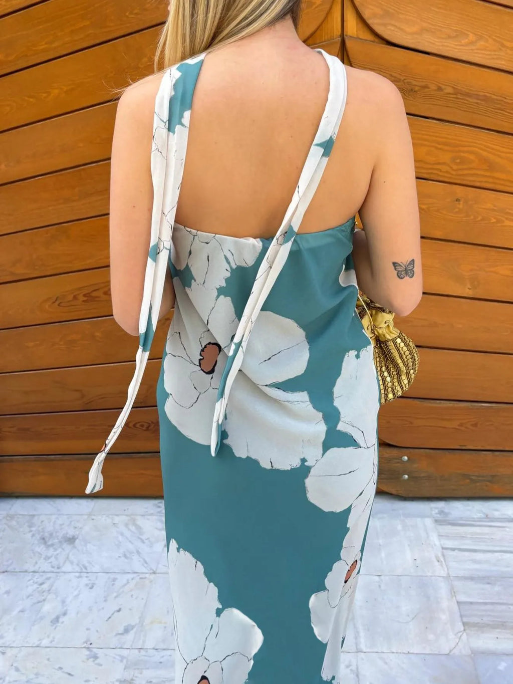 Printed Tube Maxi Dress (3)