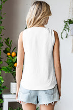 Knot Detail V-neck Tank (18)