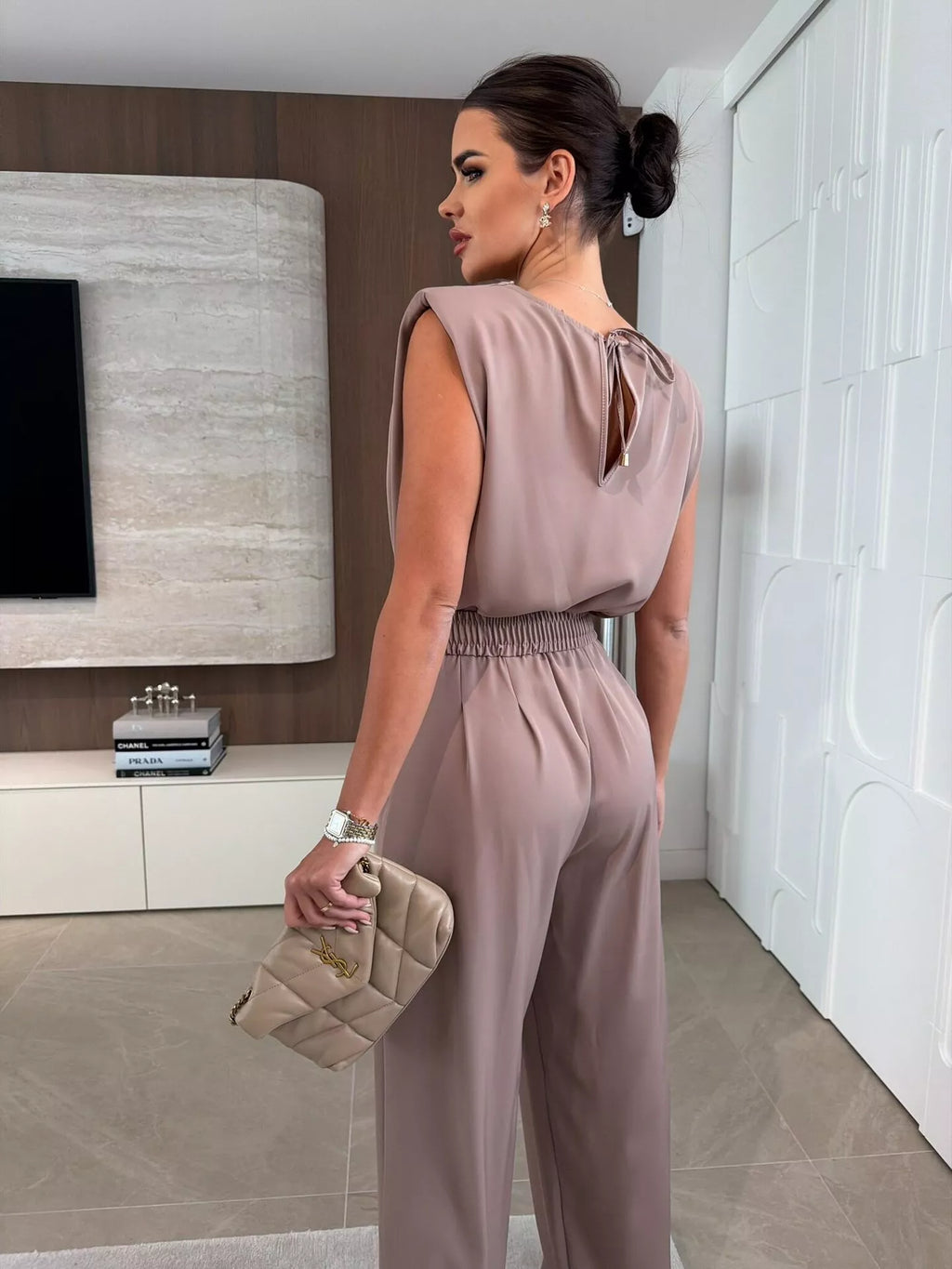 Cowl Neck Wide-leg Jumpsuit (3)