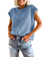 Cap Sleeve Sweater Vest (12)