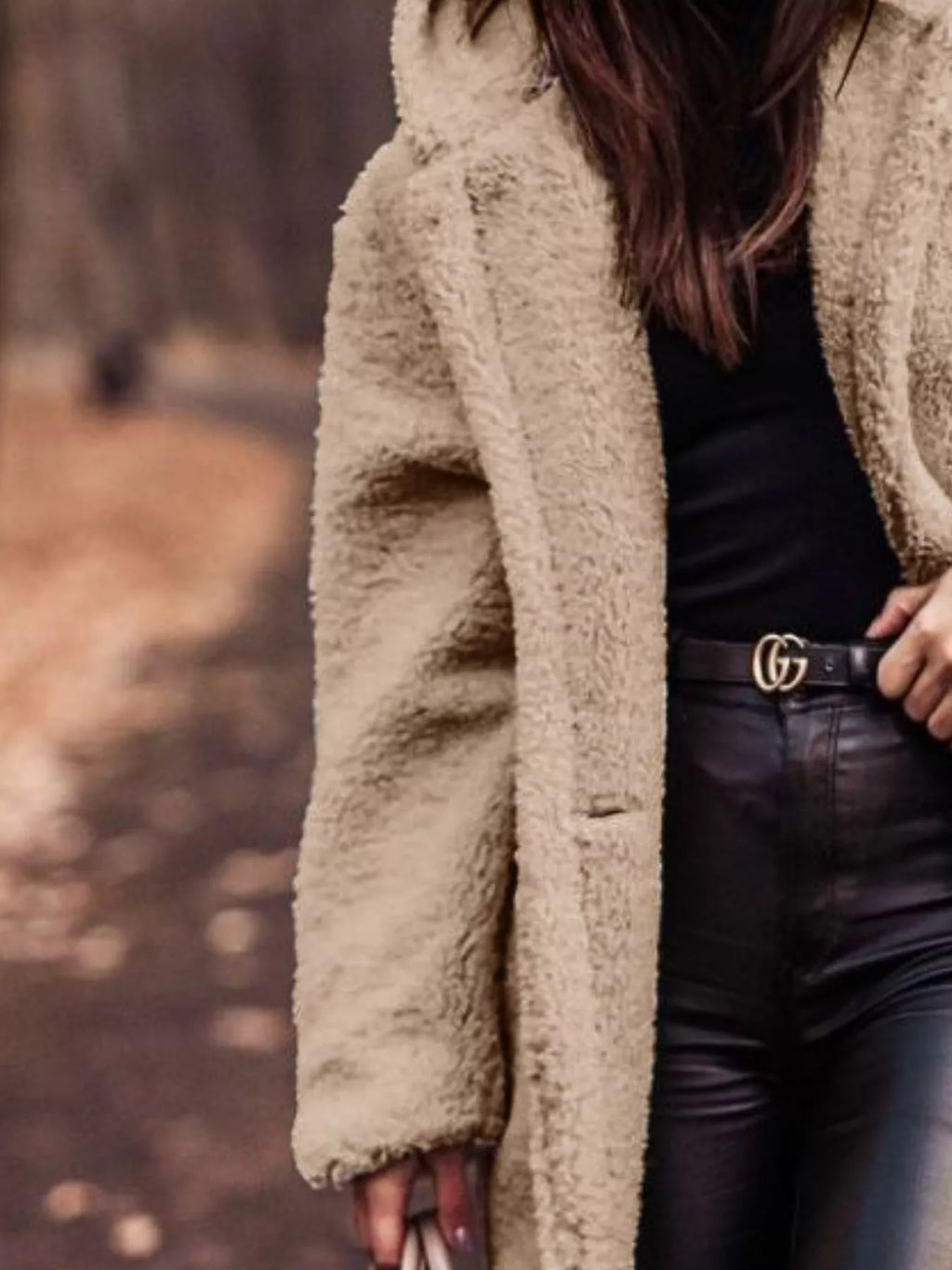 Teddy Bear Hooded Longline Outerwear (8)