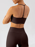 Spaghetti Strap Active Bra (6)