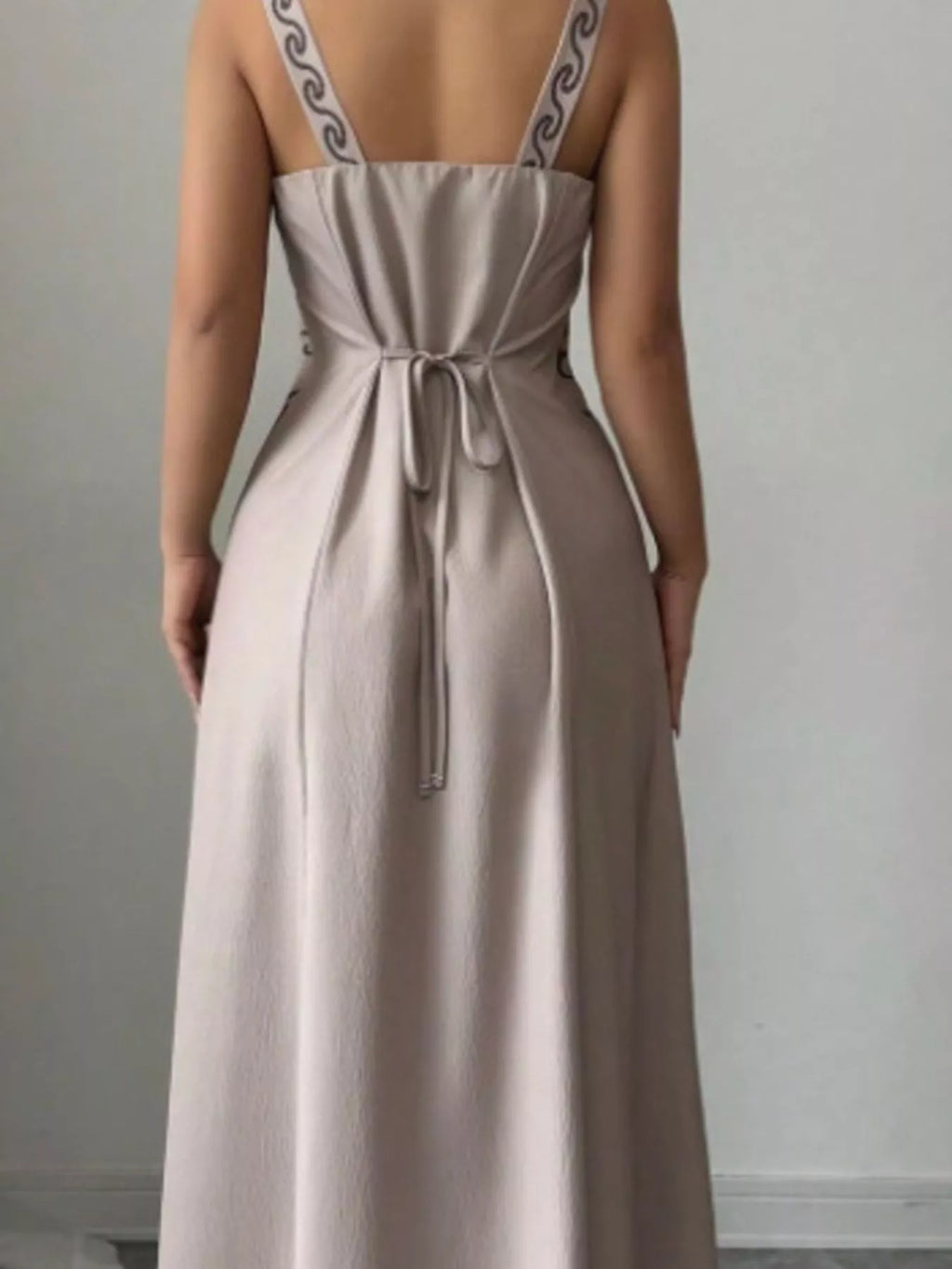 Floral Sleeveless Maxi Dress Side Slit (6)