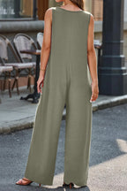 Full Size V-neck Wide Strap Jumpsuit (18)