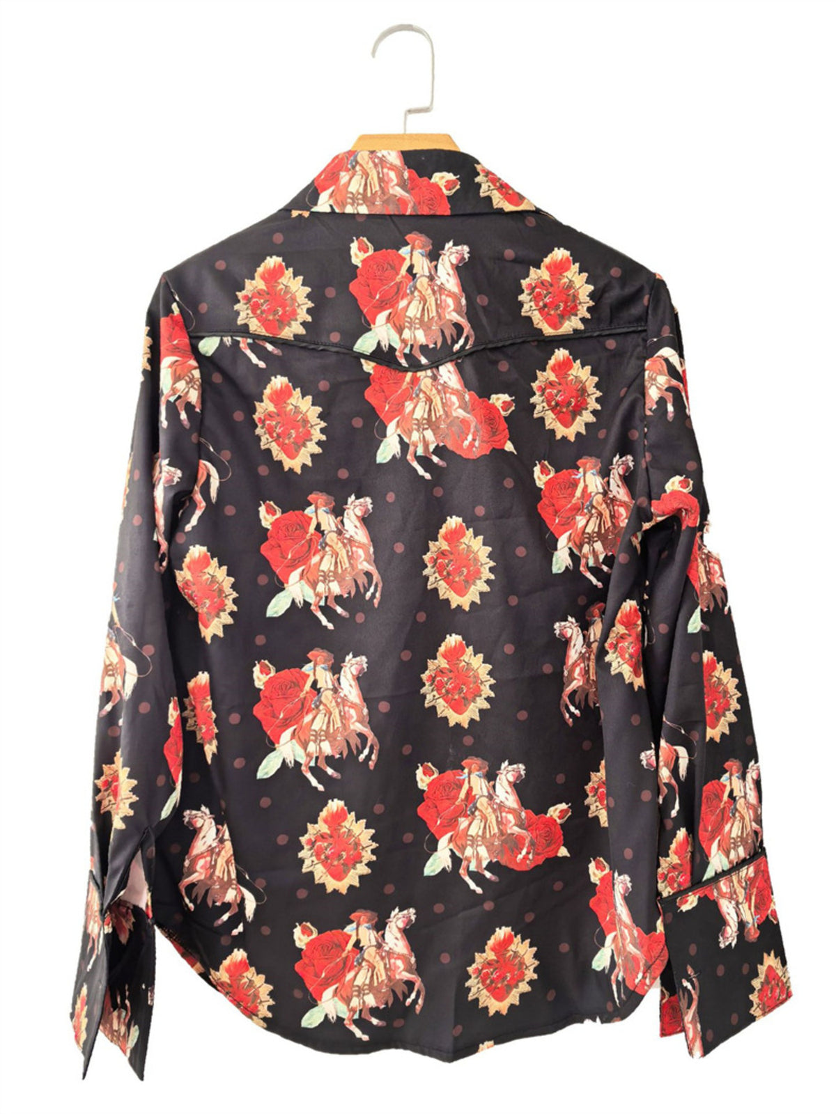 Printed Button Up Long Sleeve Shirt (10)