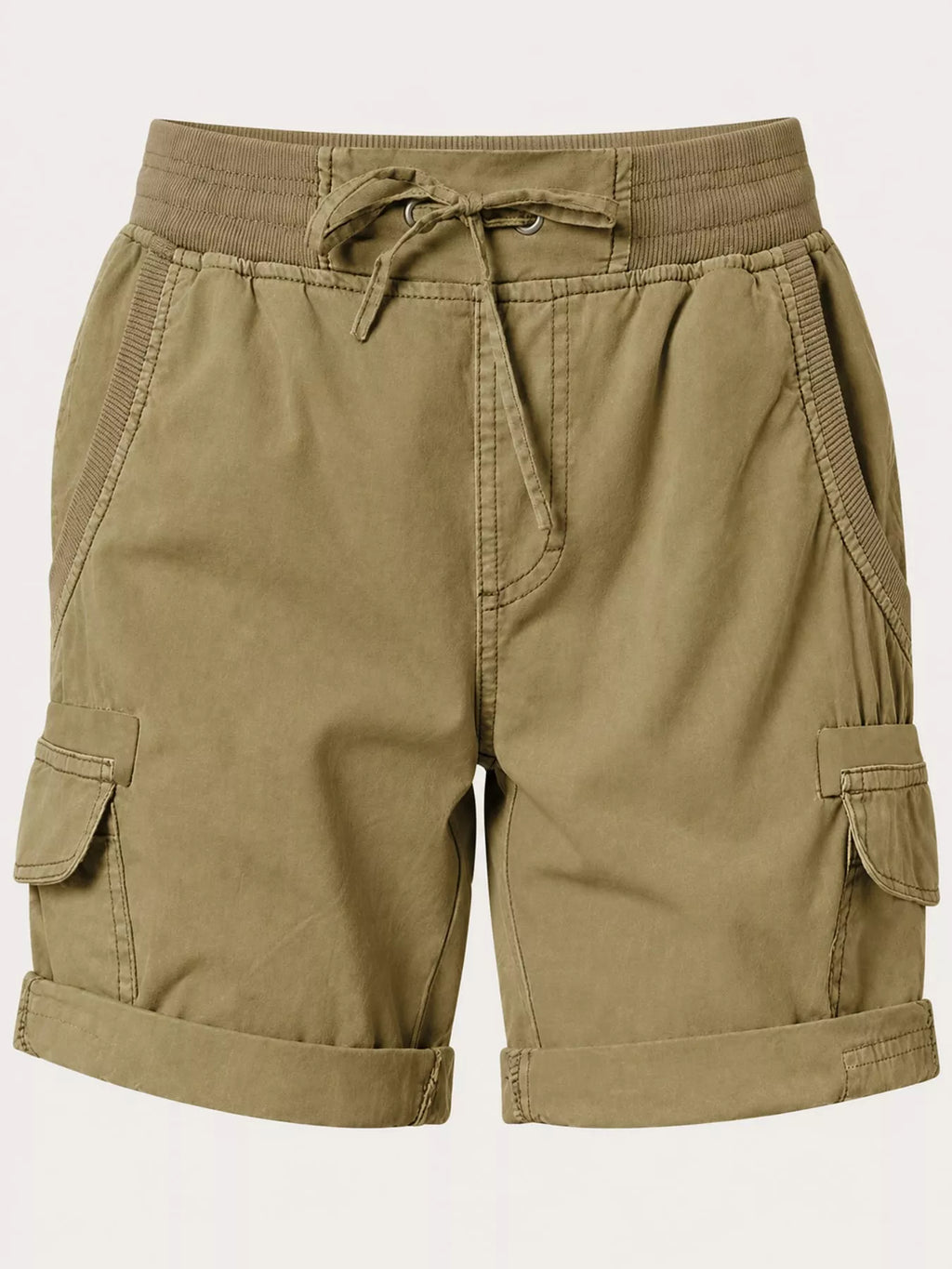Full Size Drawstring Cargo Shorts Plus (51)