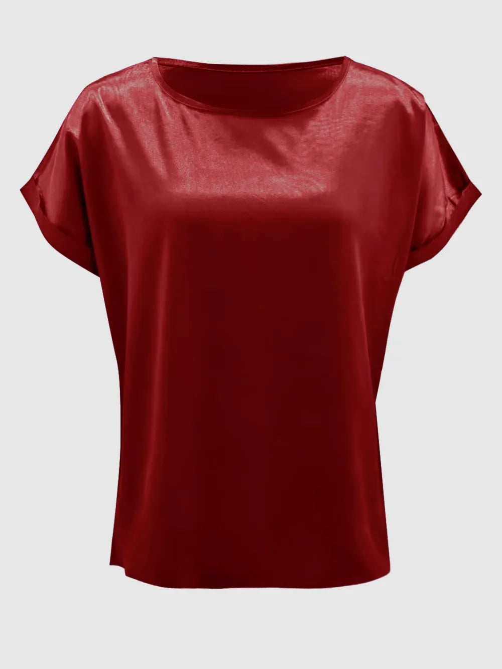 Round Neck Short Sleeve T-shirt (20)