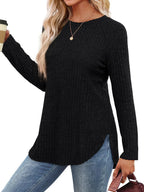 Round Neck Raglan Sleeve T-shirt (7)