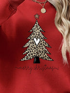 Christmas Tree Graphic Long Sleeve Sweatshirt (5)