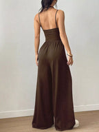 Spaghetti Strap Wide Leg Jumpsuit (9)