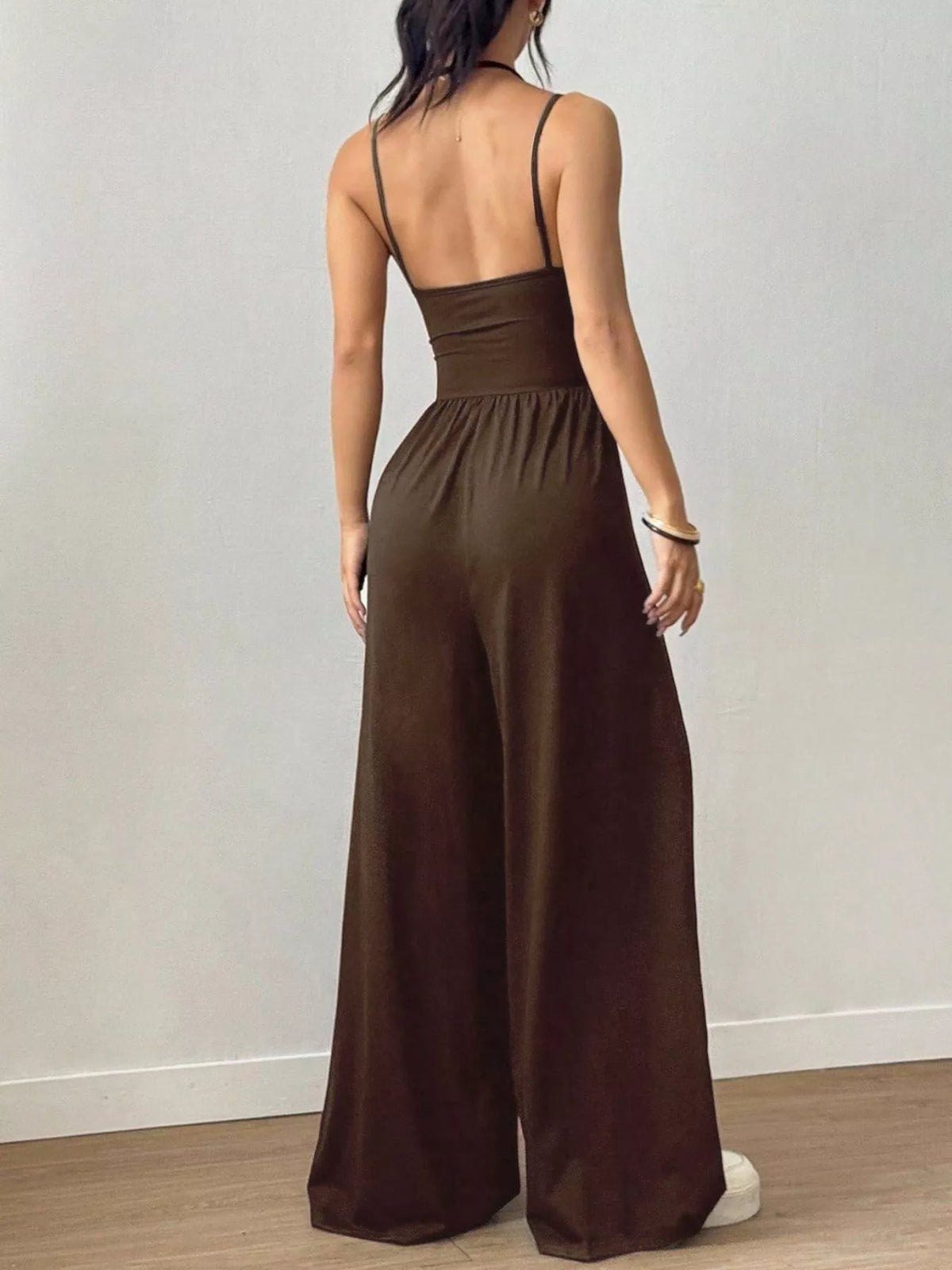 Spaghetti Strap Wide Leg Jumpsuit (9)