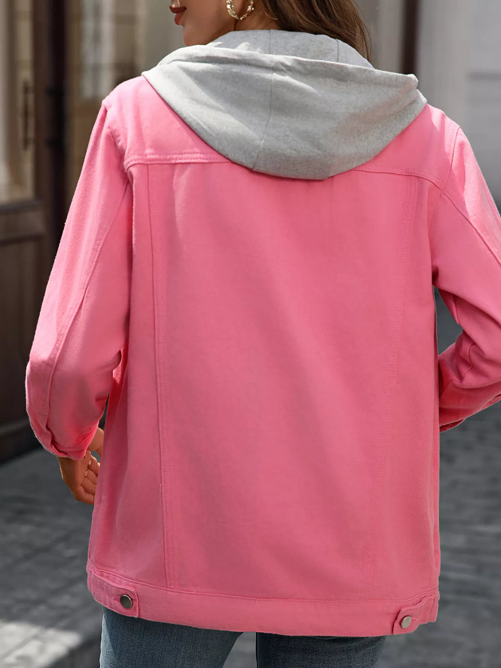 Button Up Long Sleeve Denim Jacket (2)