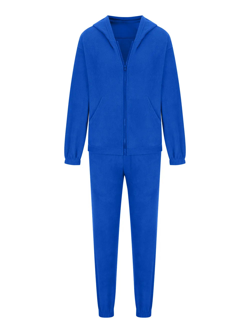 Zip Up Long Sleeve Hoodie Joggers Set (13)