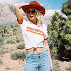Daytripper Ringer Tshirt Graphic Tee Causal photo 1