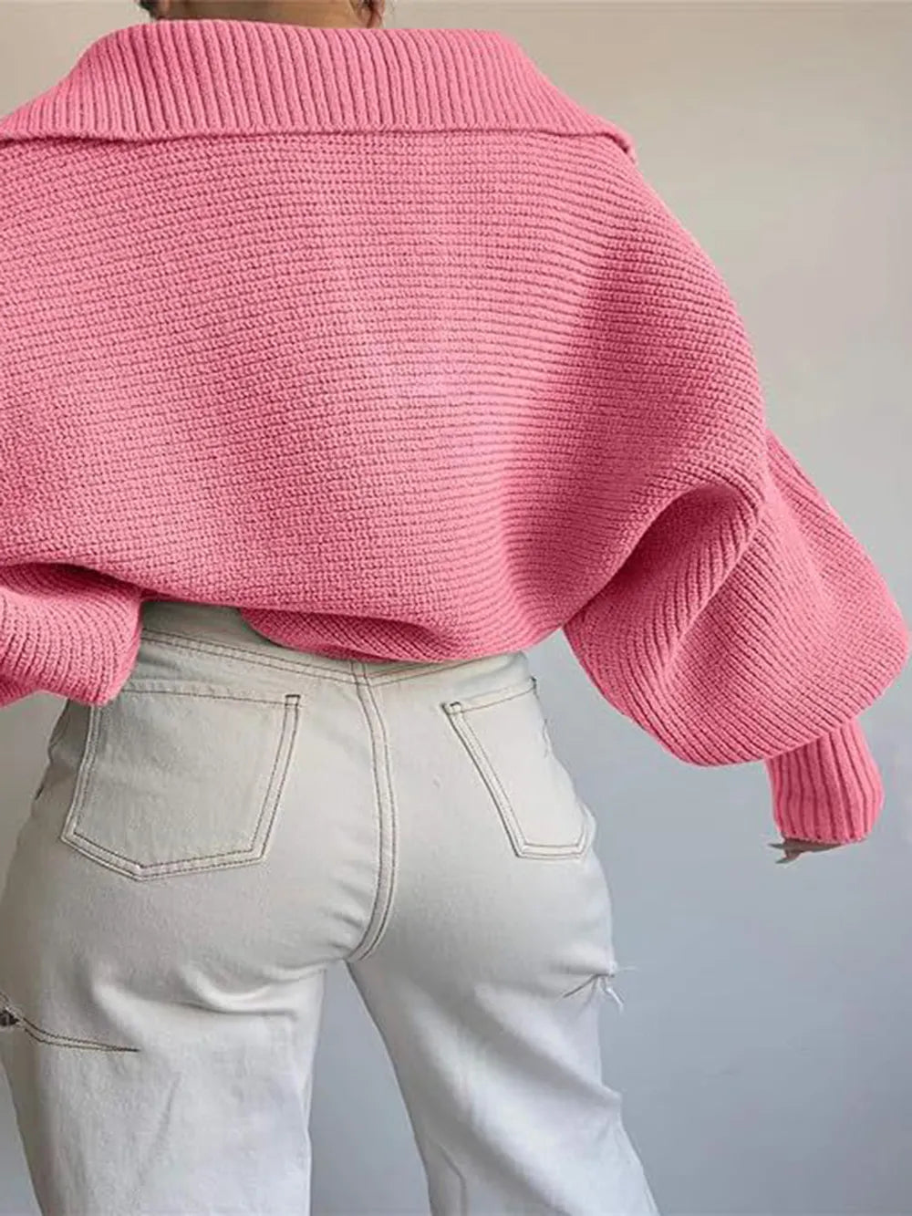 Johnny Collar Long Sleeve Sweater (19)
