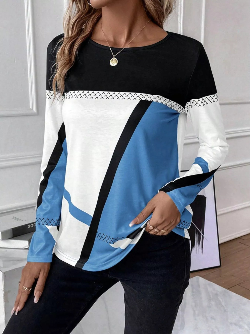 Block Long Sleeve T-shirt (11)