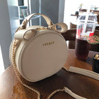 One-shoulder Small Round Bag variant CJBHNSNS18579-White