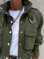 Snap Down Cropped Jacket (8)