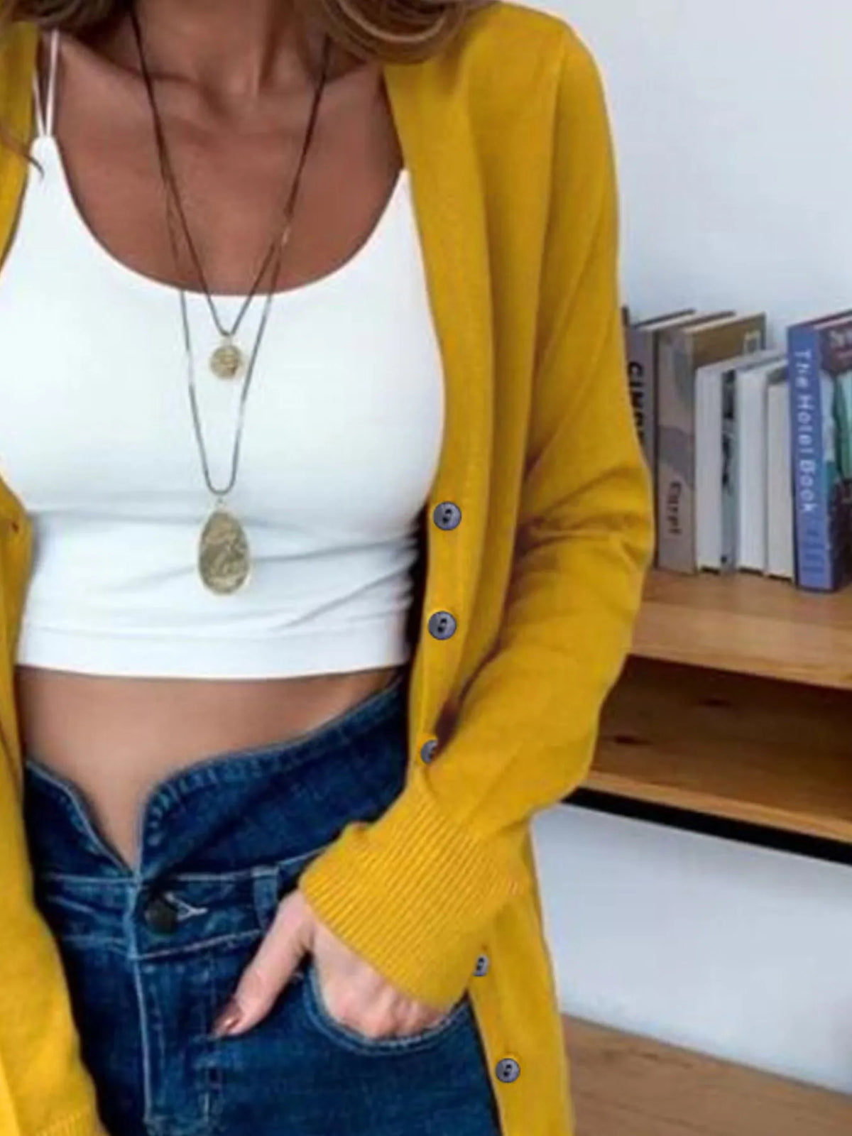 Button-up Long Sleeve Cardigan (23)