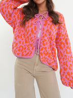 Leopard Tie-front Cardigan (2)