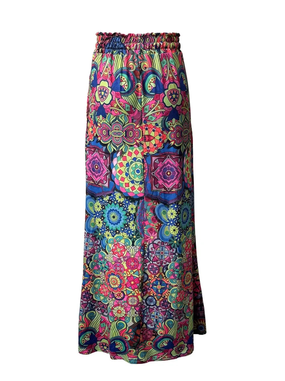 Printed Maxi Skirt Pockets (7)