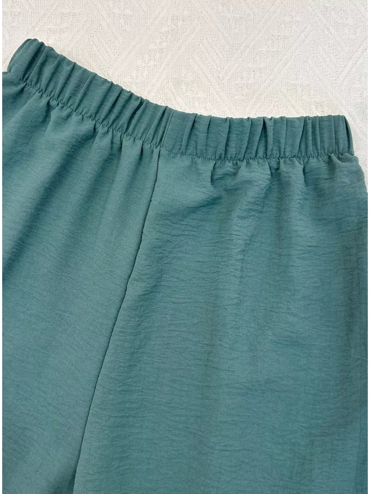 Button-down Vest Wide Leg Pants Set (35)