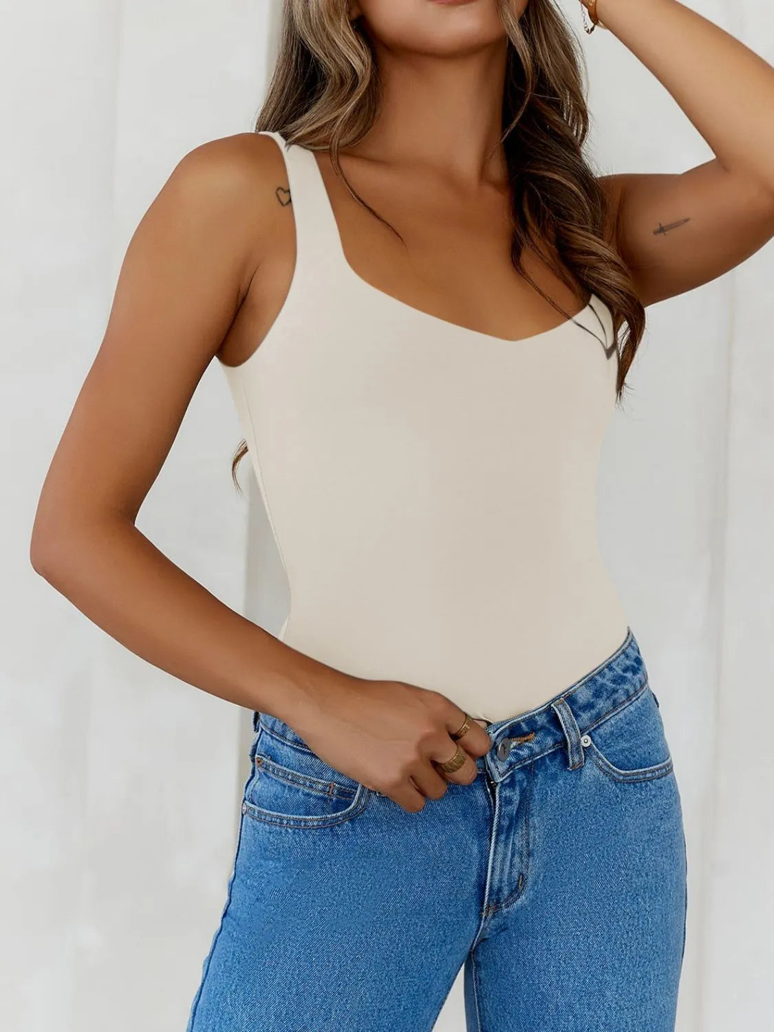 Solid Color Wide Strap Cami (7)