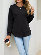 Textured Crew Neck Sweatshirt (16)