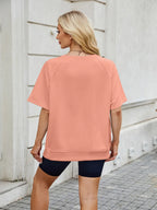 Round Neck Short Sleeve T-shirt (24)