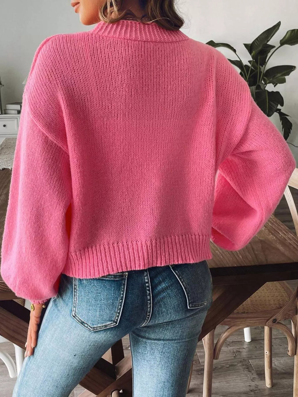Open Front Dropped Shoulder Cardigan (8)