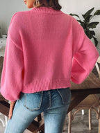Open Front Dropped Shoulder Cardigan (8)