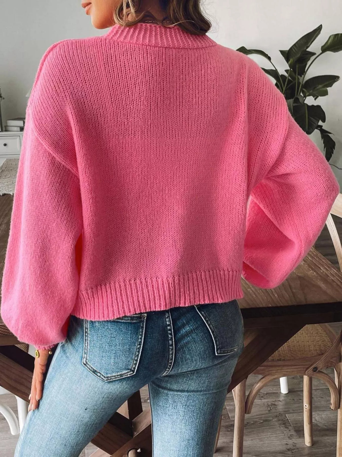 Open Front Dropped Shoulder Cardigan (8)